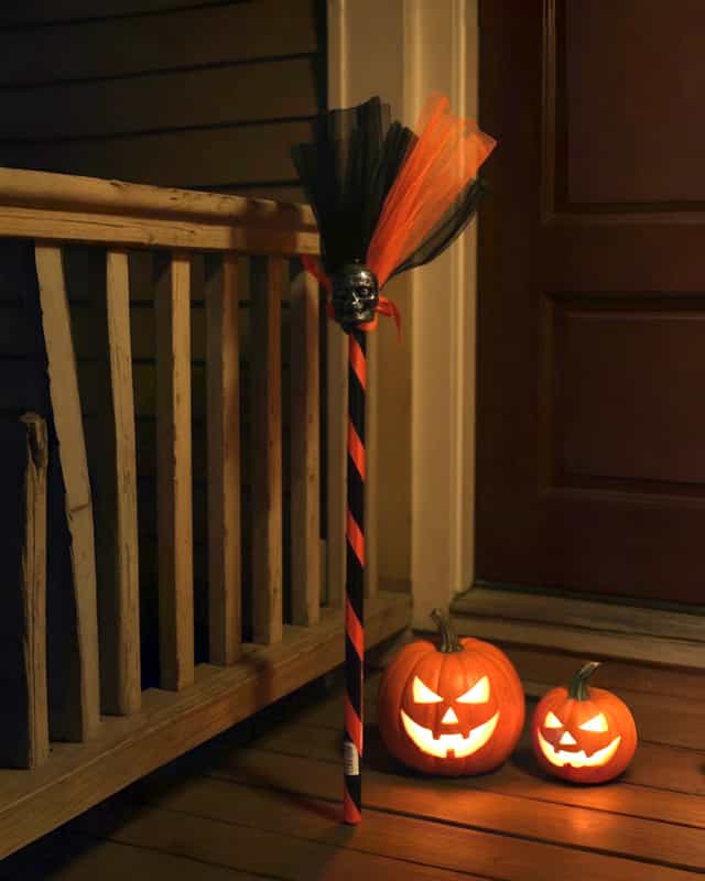 Cadılar Bayramı Halloween Cadı Süpürgesi