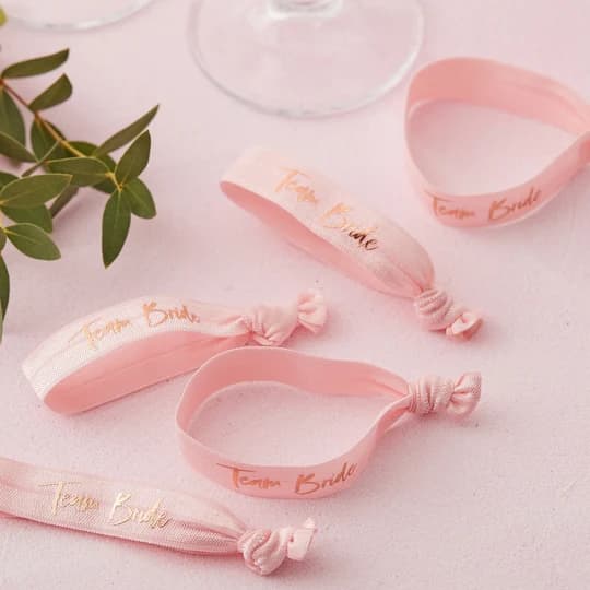 Ginger Ray Team Bride Pembe Bileklik 5'li