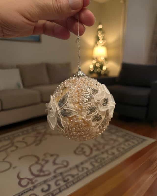 Yilbasi Luks Premium Top Süs 8 cm