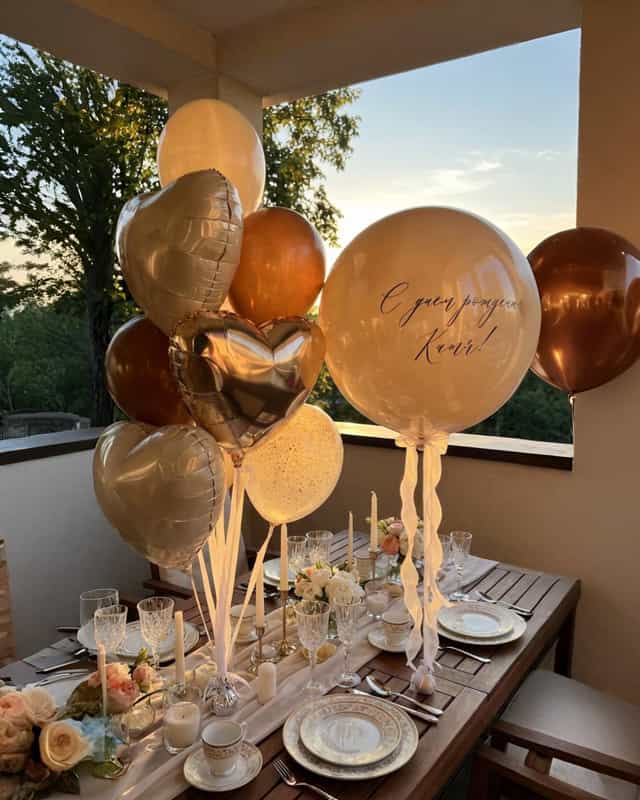 Uçan Balon Buketleri 15 Adet