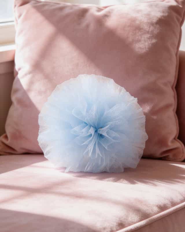 3lü Tül Ponpon Süs Asılabilir Dekoratif Parti Süsü