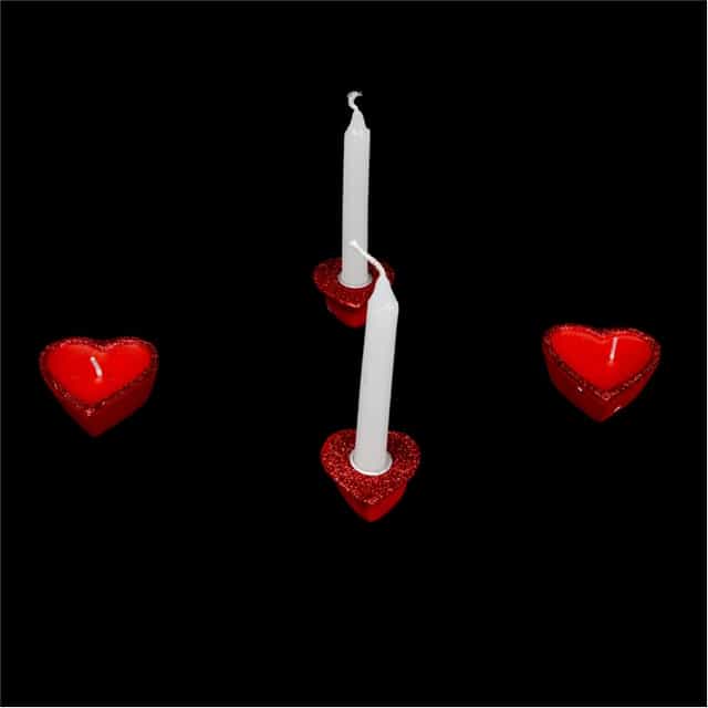 Kalpli Hediyelik Mum