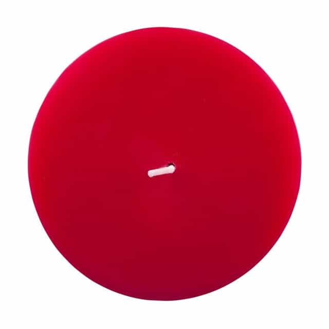 Kırmızı Renkli Silindir Mum