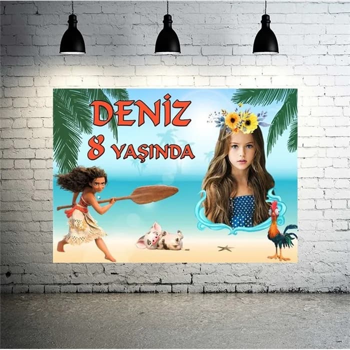 Kişiye Özel Moana Afiş