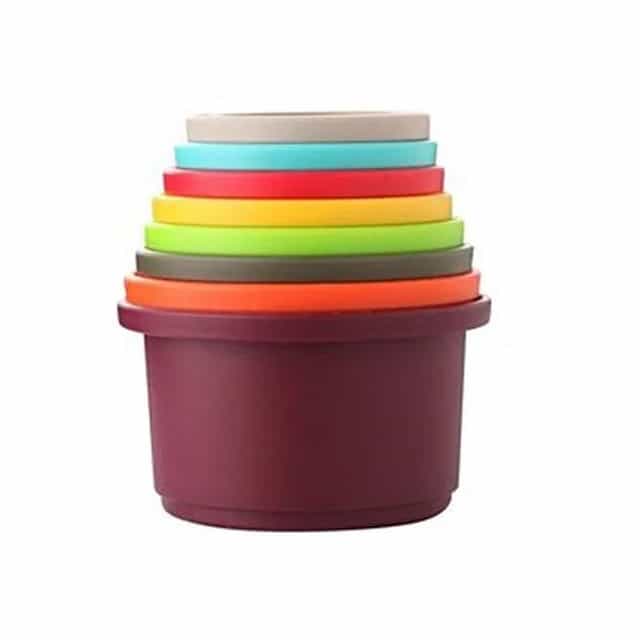 Lc Eğitici Renkli Yuvarlak Kaplar