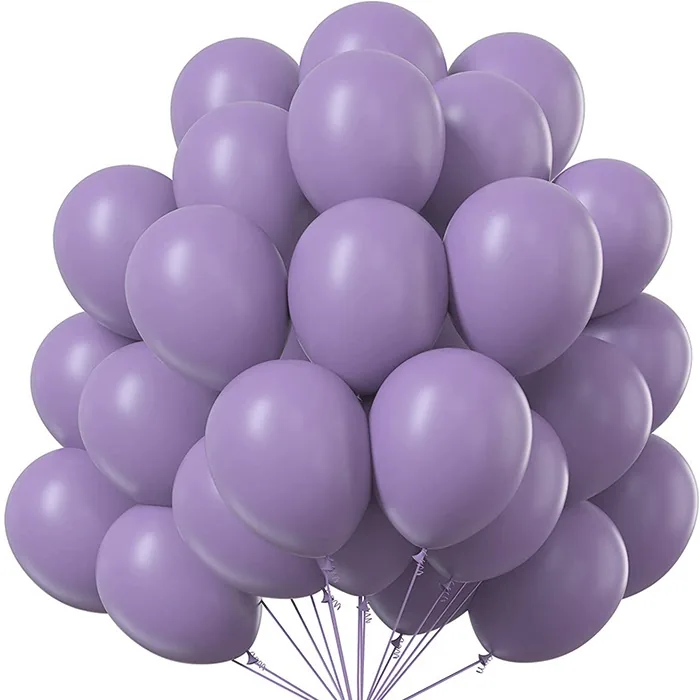 Mor Renkli Makaron Soft Balon