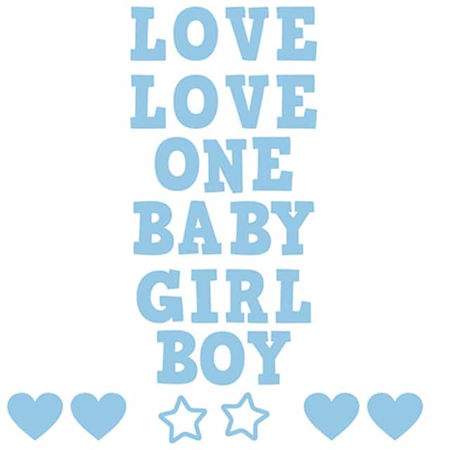 Mavi Renkli Şeffaf Balon Kutusu