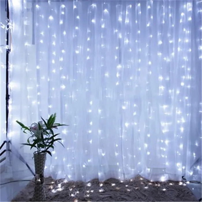Perde Saçak Yılbaşı Led Günışığı 3*3 Metre Işık