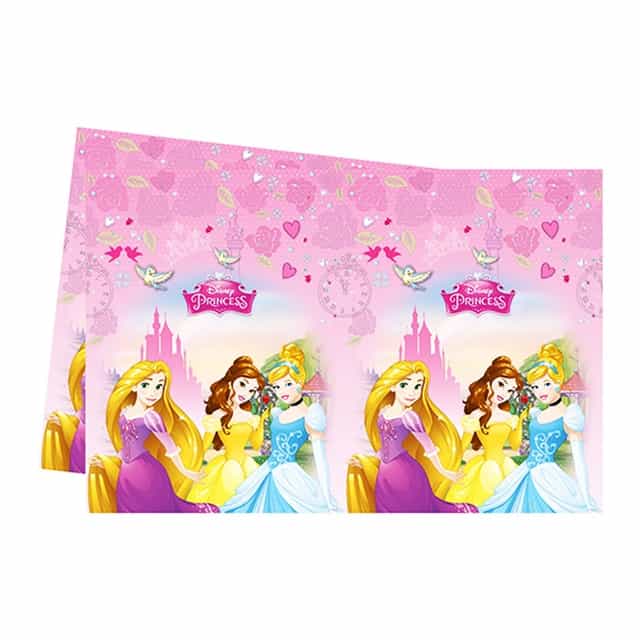 Prenses Temalı Doğum Günü Masa Örtüsü