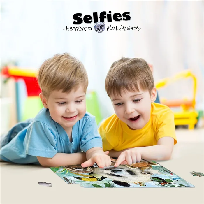 Prime 3D Hayvanat Bahçesi Selfie 63 Parça Puzzle