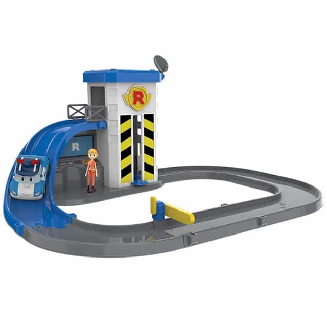 Robocar Poli Işıklı Transformers Robot Figür Amber