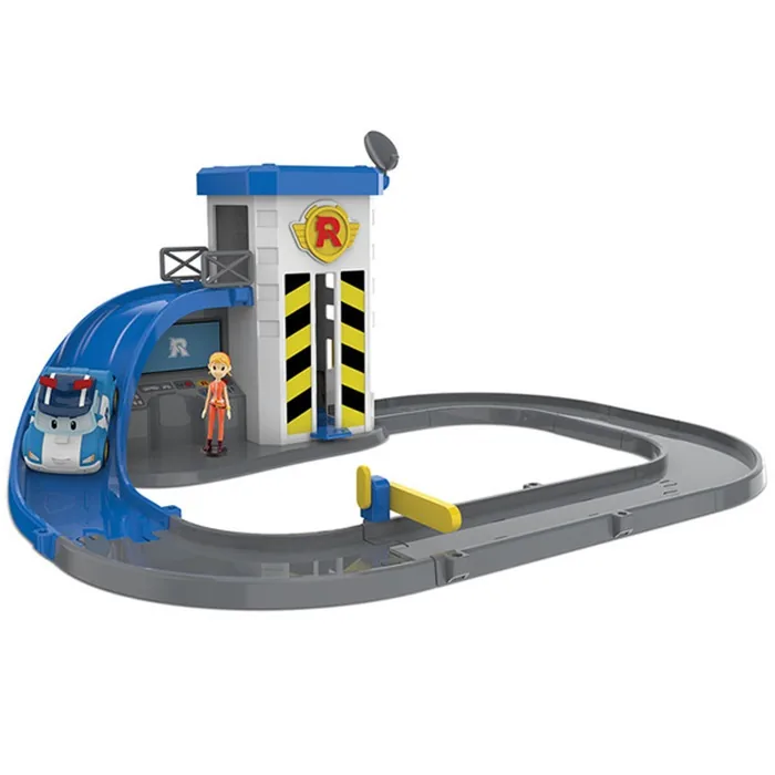 Robocar Poli Işıklı Transformers Robot Figür Amber