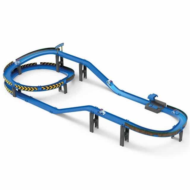 Robocar Poli Fırlatıcılı Ve Dönemeçli Yol Seti