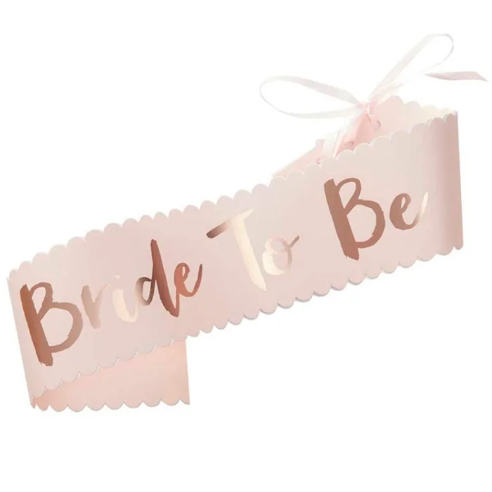 Ginger Ray Rose Gold Bride To Be Kuşak