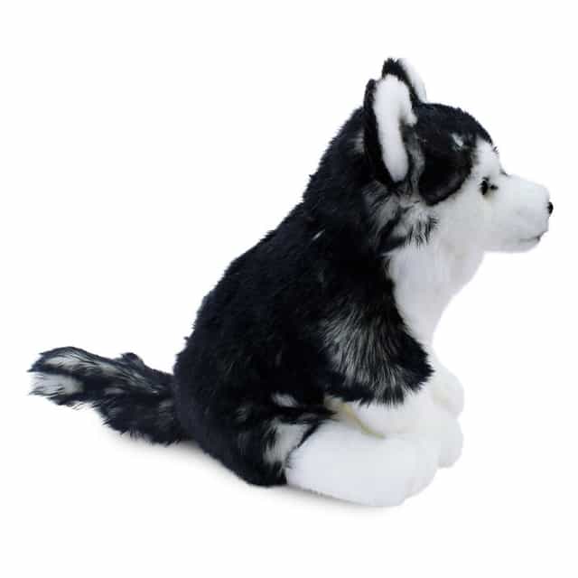 Siyah Husky Peluş Oyuncak