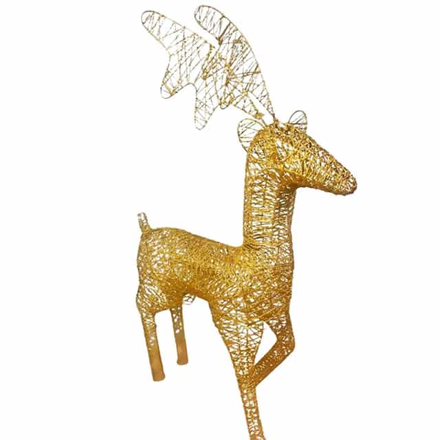 Yılbaşı Tel Geyik Dekor Süs