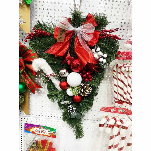 Yılbaşı Kırmızı Renkli Kapı Süsü