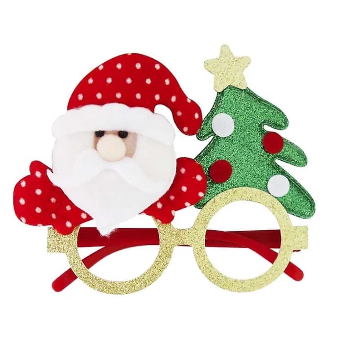 Yılbaşı Noel Baba Çam Ağacı Parti Gözlük